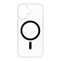 Case for iPhone 17 Drop Glue Colorful Ring Mag Cover compatible with MagSafe black