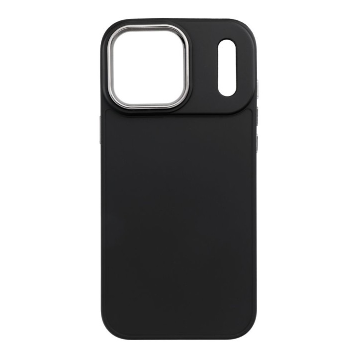 Etui na iPhone 17 Pro Max / 18 Pro Max (low camera edge) Frame czarne