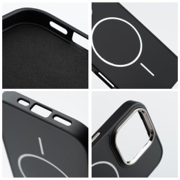 Case for iPhone 17 Frame Mag Cover MagSafe compatible black