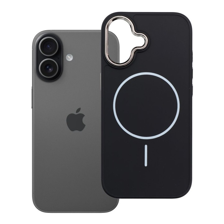 Чехол для iPhone 17 Frame Mag Cover совместимый с MagSafe черный