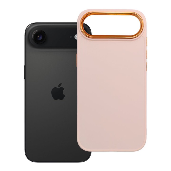 Чохол для iPhone 17 AIR Frame пудрово-рожевий