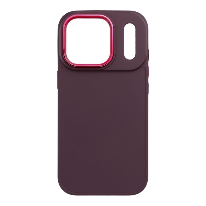 Case for iPhone 17 Pro / 18 Pro (low camera edge) Frame purple