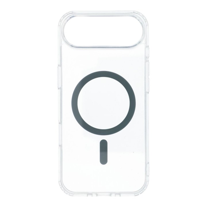 Case for iPhone 17 AIR Drop Glue Colorful Ring Mag Cover compatible with MagSafe grey
