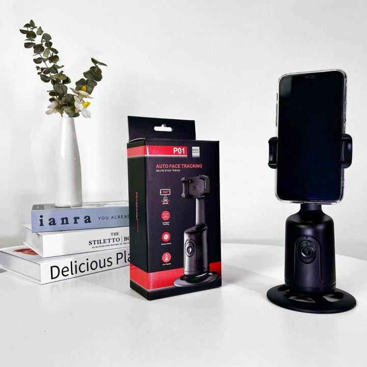 Holder desktop with smart face recognition and gestures P1 black