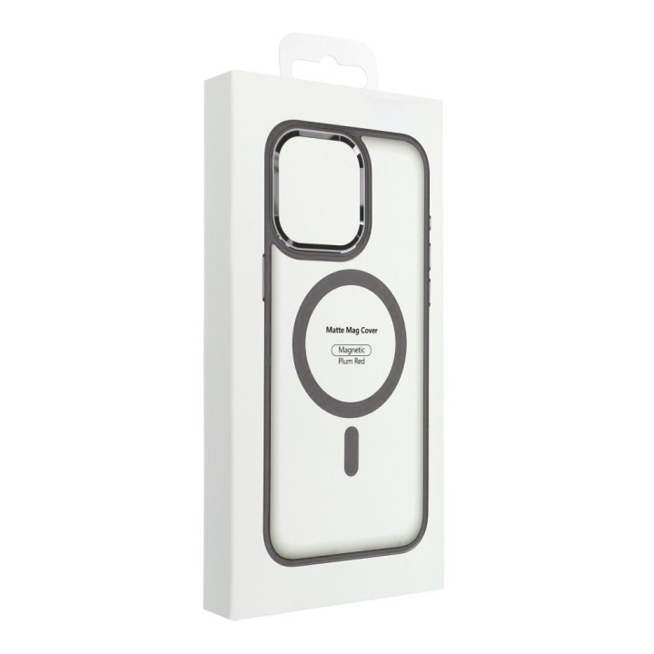 Чохол для iPhone 17 AIR Matte Mag Cover сумісний із MagSafe титановий