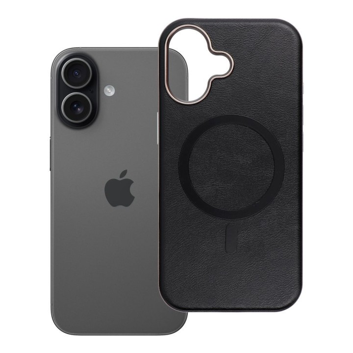Case for iPhone 17 Gentleman Mag Cover compatible with MagSafe black