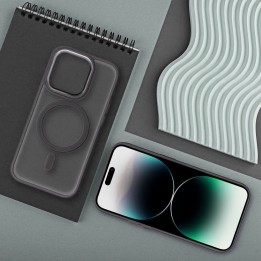 Чохол для iPhone 17 Matte Mag Cover сумісний з MagSafe титановий