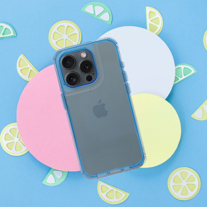 Чохол для iPhone 17 AIR Matrix Clear синій