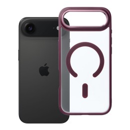 Etui na iPhone 17 AIR Matte Mag Cover zgodne z MagSafe czerwone