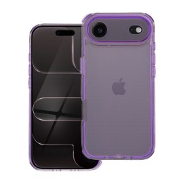 Чохол для iPhone 17 AIR Matrix Clear світло-фіолетовий