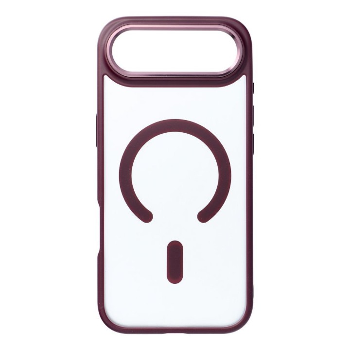 Case for iPhone 17 AIR Matte Mag Cover compatible with MagSafe red
