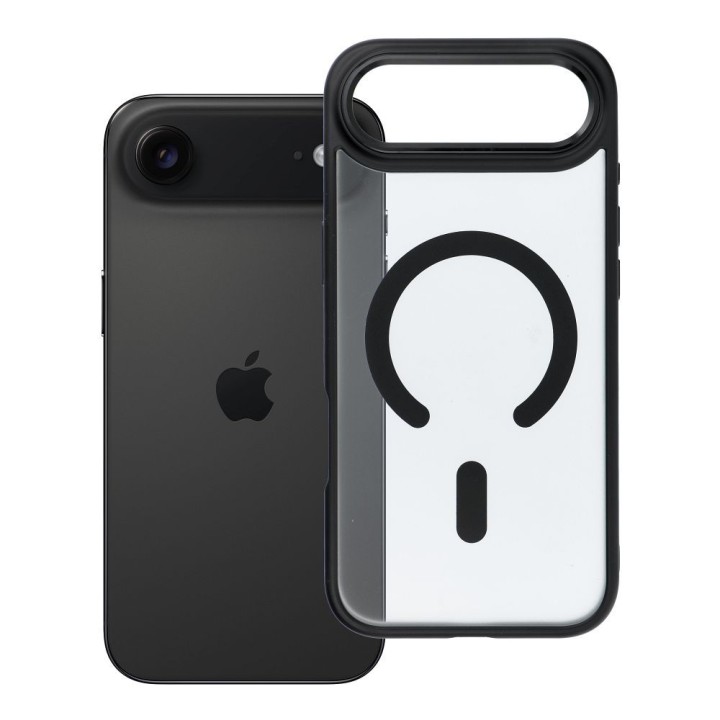 Case for iPhone 17 AIR Matte Mag Cover compatible with MagSafe black