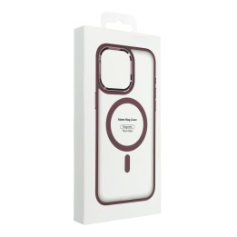 Case for iPhone 17 Matte Mag Cover MagSafe compatible red