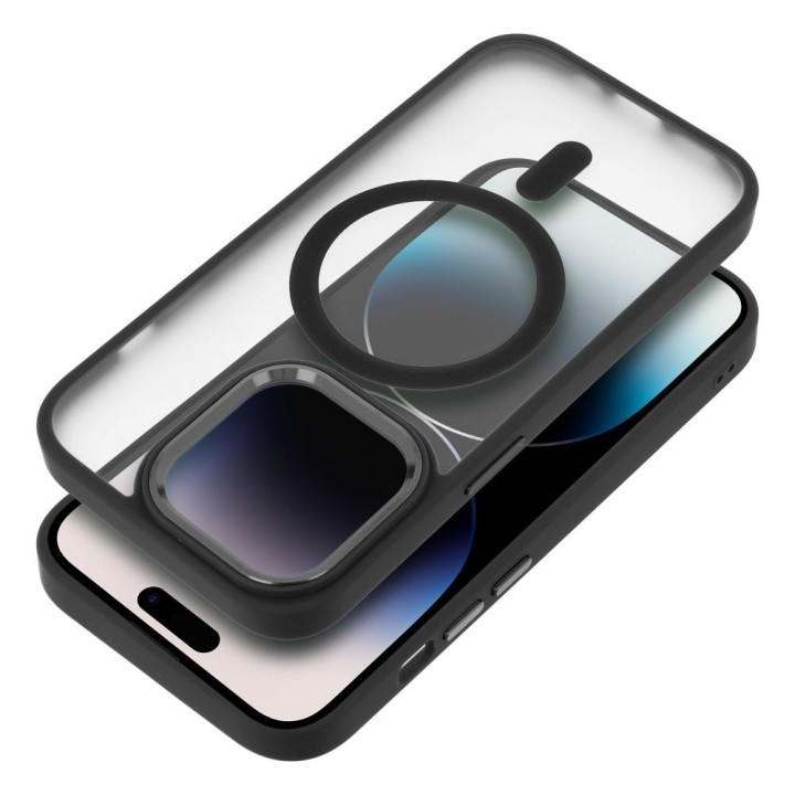 Чехол для iPhone 17 AIR Matte Mag Cover совместимый с MagSafe черный