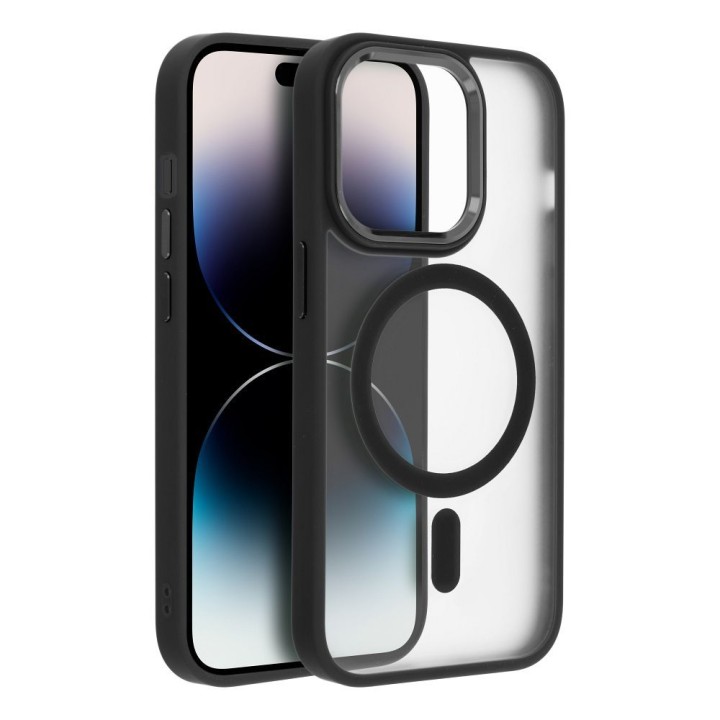 Case for iPhone 17 AIR Matte Mag Cover compatible with MagSafe black