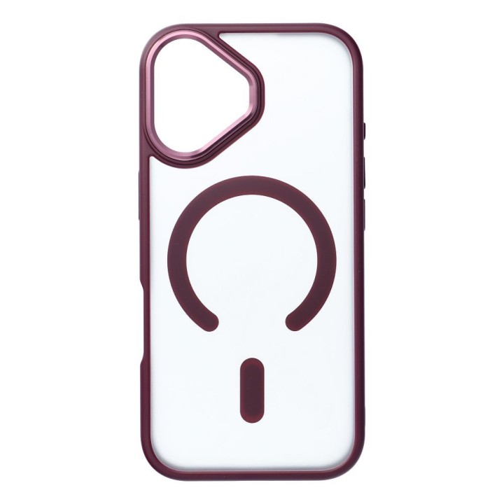 Etui na iPhone 17 Matte Mag Cover zgodne z MagSafe czerwone