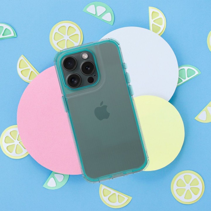 Чехол для iPhone 17 AIR Matrix Clear мятный