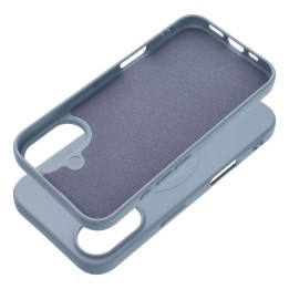 Case for iPhone 17 AIR Silicone Mag Cover MagSafe compatible (big hole) light blue