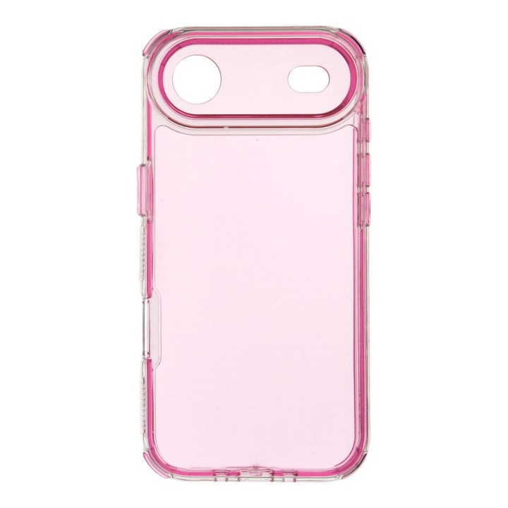 Чехол для iPhone 17 AIR Matrix Clear пудрово-розовый