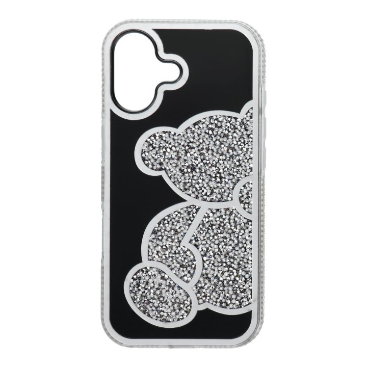 Etui na iPhone 17 Teddy Bear srebrne
