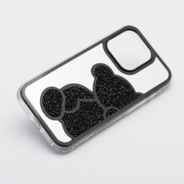 Чохол для iPhone 17 Pro Max / 18 Pro Max (low camera edge) Teddy Bear чорний