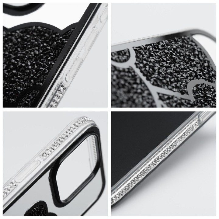Чехол для iPhone 17 Pro Max / 18 Pro Max (low camera edge) Teddy Bear черный