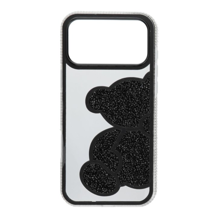 Etui na iPhone 17 Pro Max / 18 Pro Max (low camera edge) Teddy Bear czarne