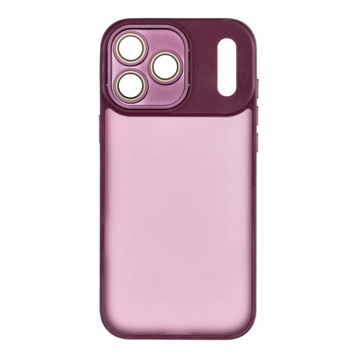 Чехол для iPhone 17 Pro Max / 18 Pro Max (low camera edge) Variete пурпурный