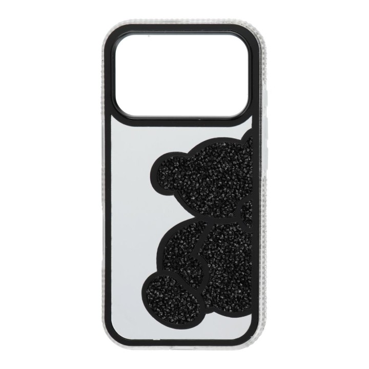 Чехол для iPhone 17 Pro / 18 Pro (low camera edge) Teddy Bear черный