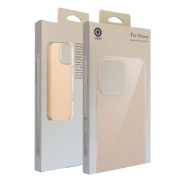 Чохол для iPhone 17 Pro Max / 18 Pro Max (low camera edge) Glossy Mag Cover сумісний з MagSafe золотий