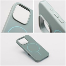 Etui na iPhone 17 Pro / 18 Pro (low camera edge) Glossy Mag Cover zgodny z MagSafe miętowe