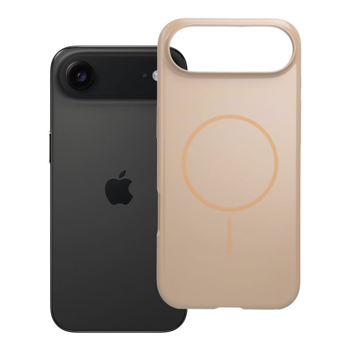 Case for iPhone 17 AIR Glossy Mag Cover compatible with MagSafe gold