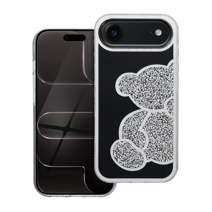 Чохол для iPhone 17 AIR Teddy Bear сріблястий