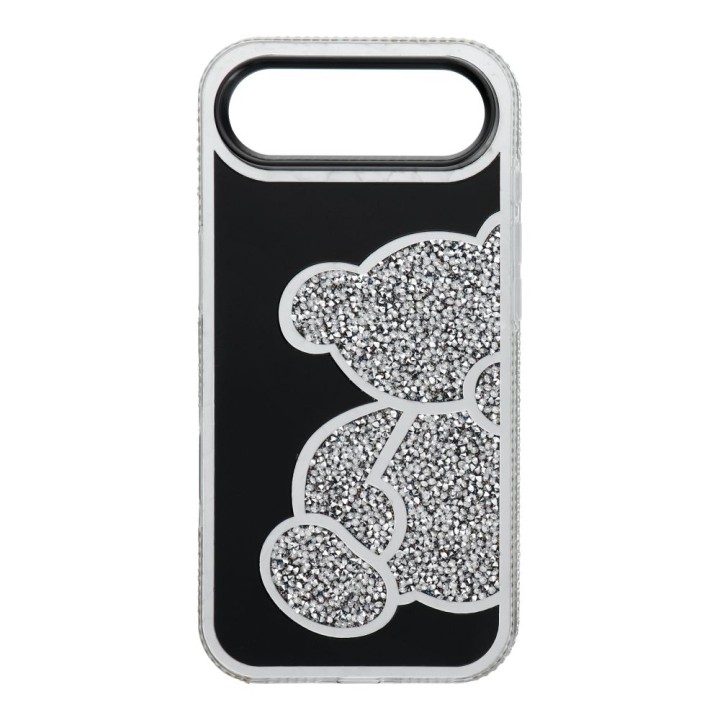 Чехол для iPhone 17 AIR Teddy Bear серебристый