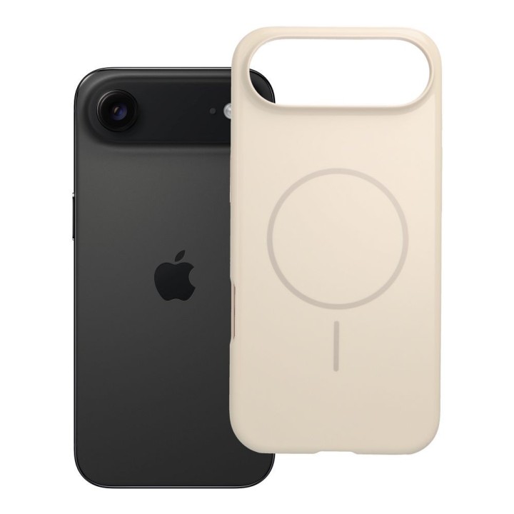 Case for iPhone 17 AIR Glossy Mag Cover compatible with MagSafe white