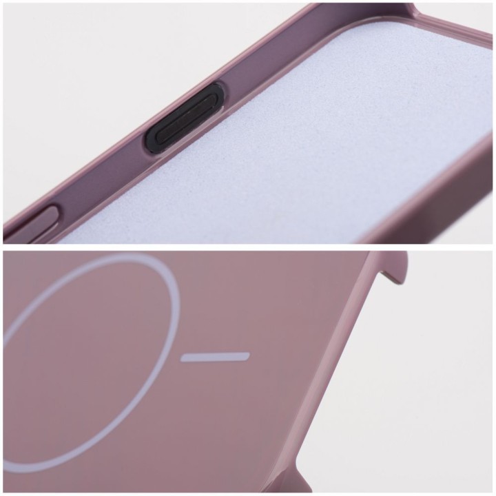 Чохол для iPhone 17 Pro / 18 Pro (low camera edge) Glossy Mag Cover сумісний із MagSafe фіолетовий