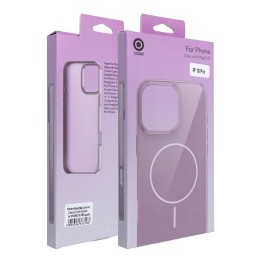 Чохол для iPhone 17 Pro Max / 18 Pro Max (low camera edge) Glossy Mag Cover сумісний з MagSafe фіолетовий