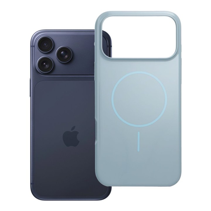 Etui na iPhone 17 Pro Max / 18 Pro Max (low camera edge) Glossy Mag Cover zgodny z MagSafe miętowe