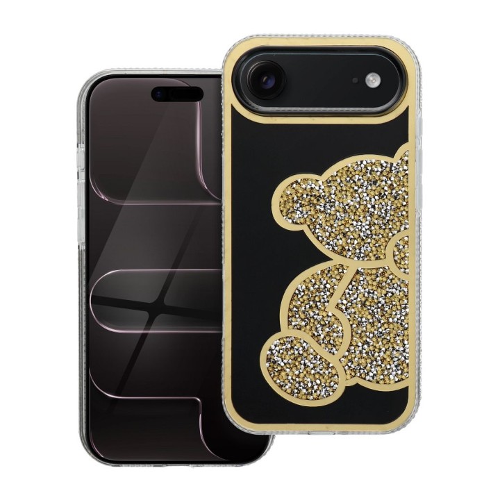 Etui na iPhone 17 AIR Teddy Bear złote