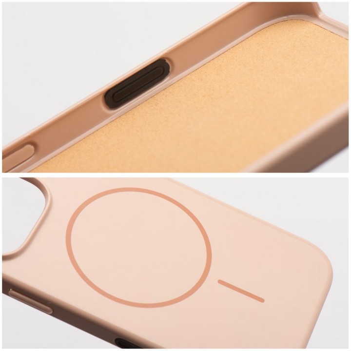 Чехол для iPhone 17 Pro Max / 18 Pro Max (low camera edge) Glossy Mag Cover совместимый с MagSafe золотой