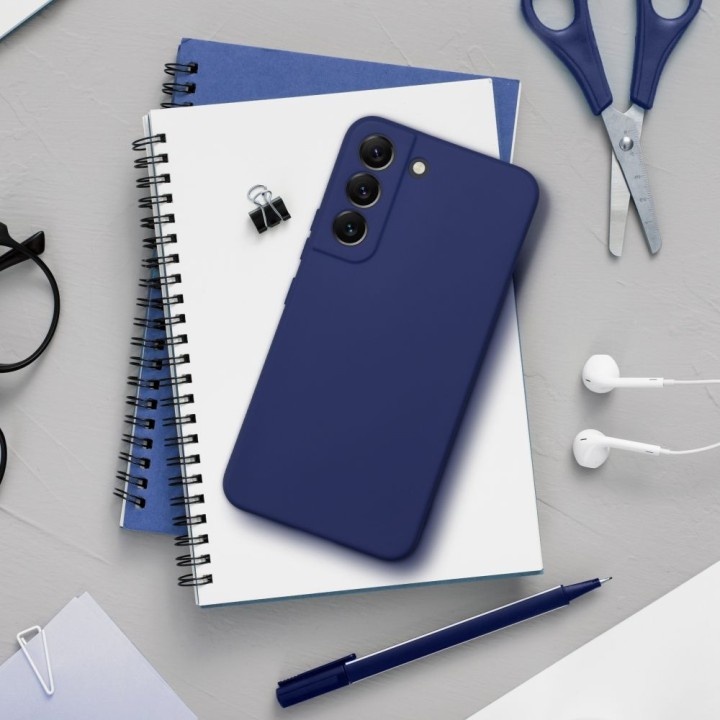 Case for Samsung A34 5G Soft dark blue