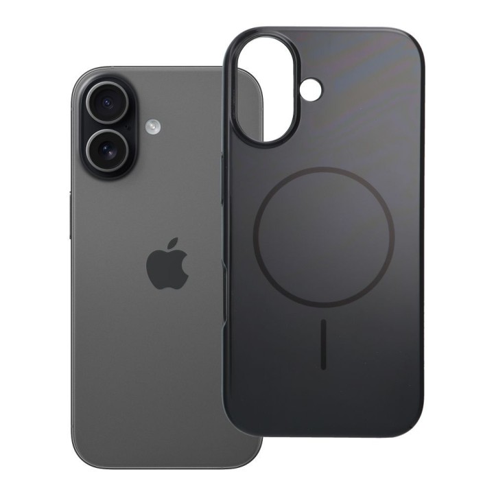 Case for iPhone 17 Glossy Mag Cover MagSafe compatible black