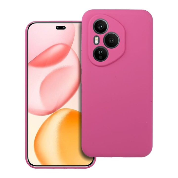 Etui na Honor 400 PRO Silicone 2mm (camera protection) różowe