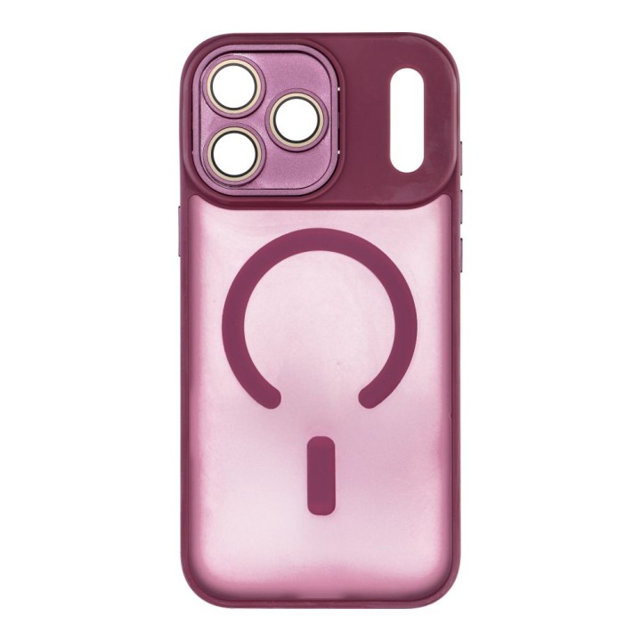 Чохол для iPhone 17 Pro Max / 18 Pro Max (low camera edge) Variete Mag Cover сумісний із MagSafe фіолетовий