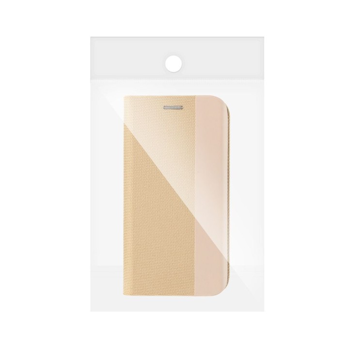 Чехол с клапаном для iPhone 17 PRO MAX / 18 PRO MAX Sensitive Book золотой