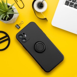 Etui na Samsung A54 5G Silicone Ring czarne