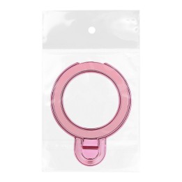 Stojak for phone CIRCLE - stick-on - pink