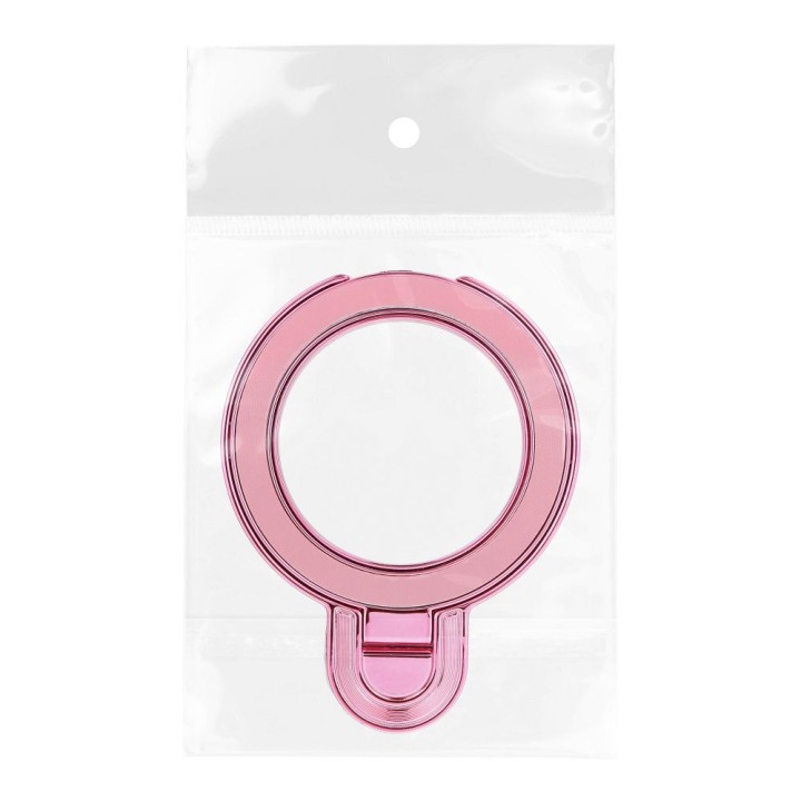 Stand for phone CIRCLE - stick-on - pink