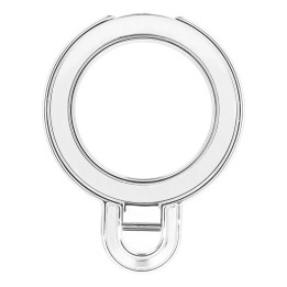 Stojak for phone CIRCLE - stick-on - silver