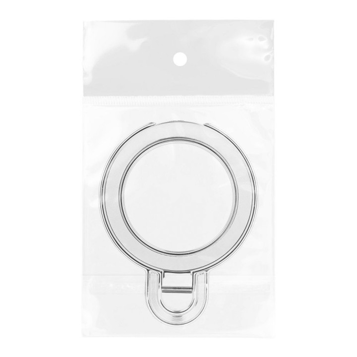Stand for phone CIRCLE - stick-on - silver